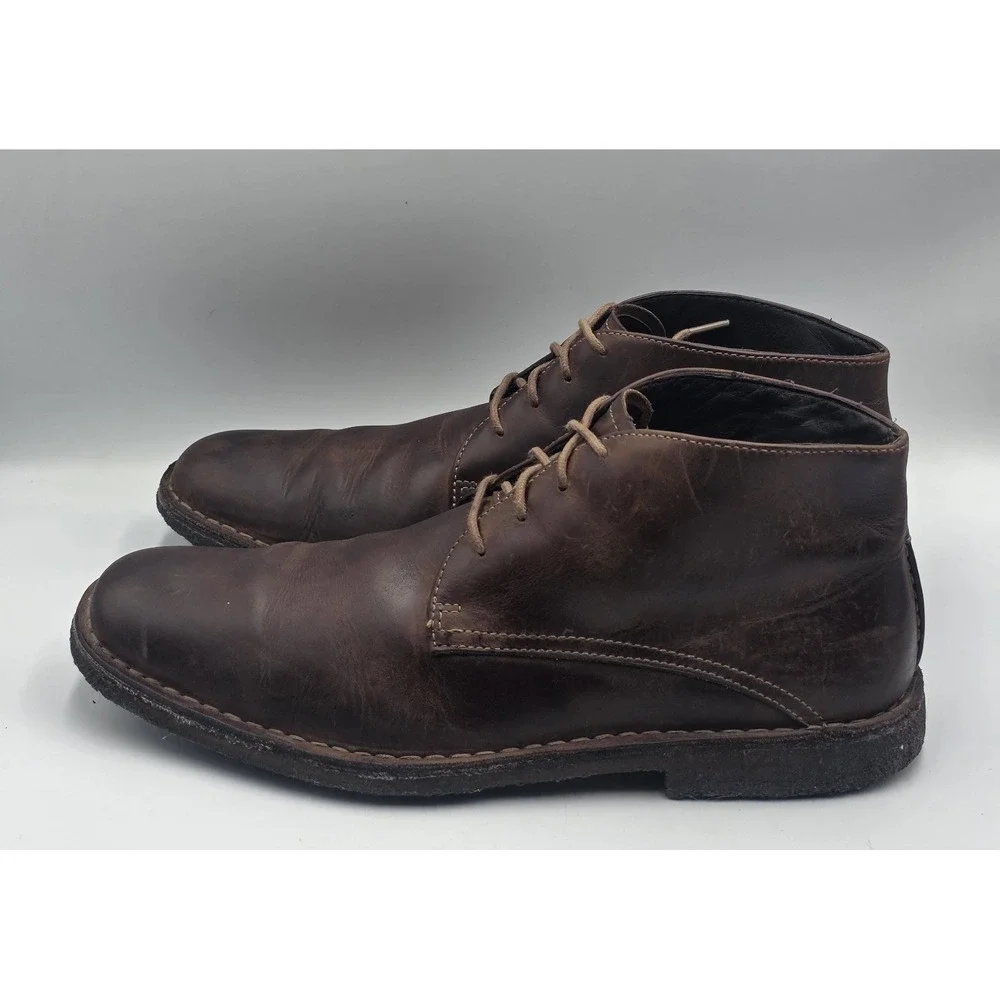 Johnston & Murphy Copeland Chukka Boots Men's 13M Leather Brown 25-0142